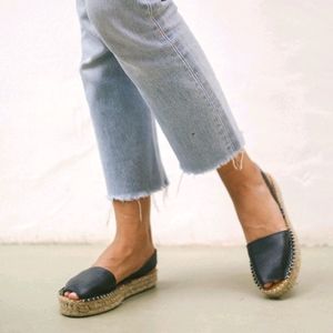 Black Leather Sandals